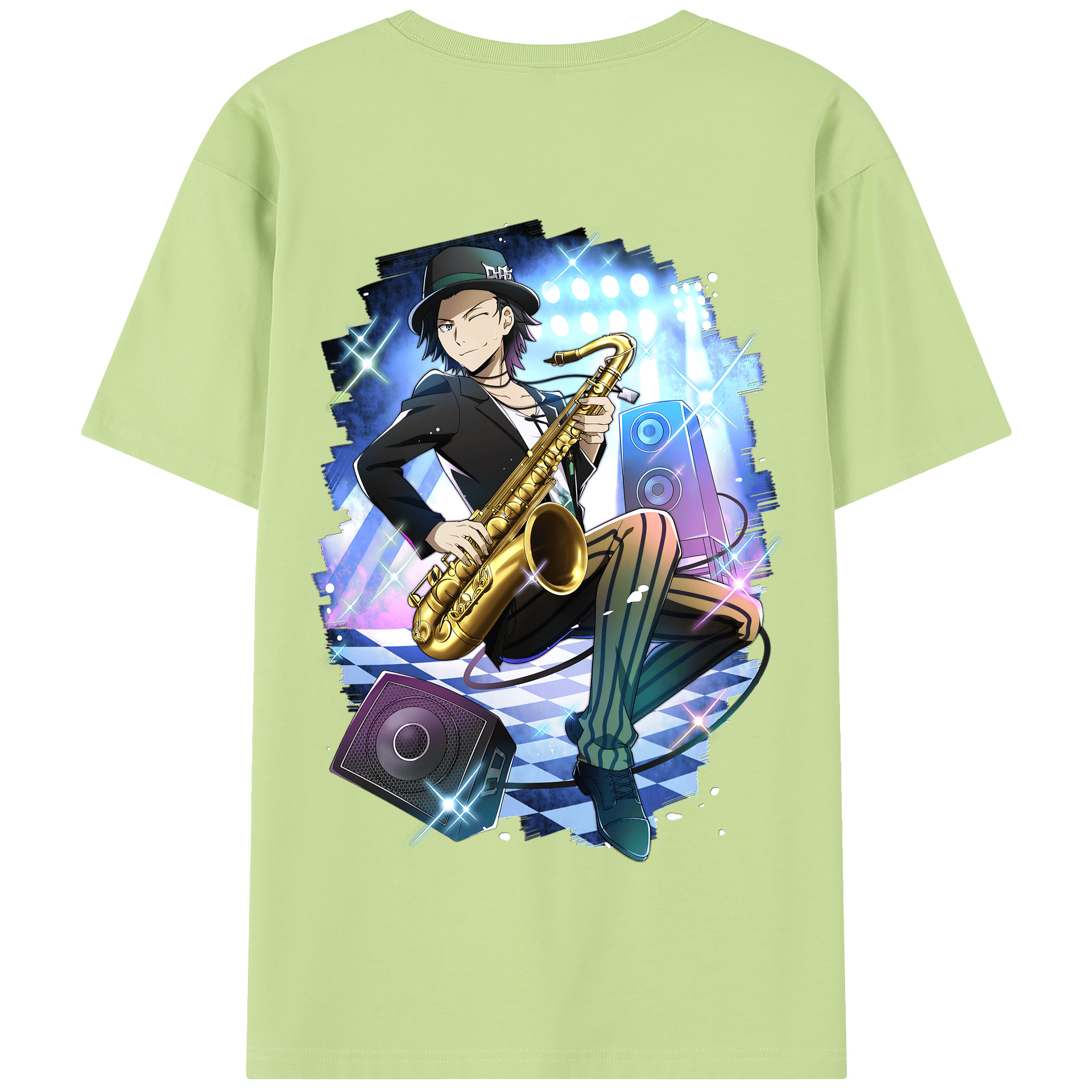 （画像用） 文豪ストレイドッグス Bungo Stray Dogs 綿100％半袖Tシャツ（背面プリント）